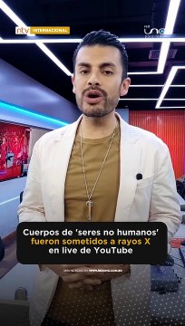 Cuerpos de seres no humanos de Jaime Maussan, fueron sometidos a rayos X y la transmisión en vivo fue compartida a todo el mundo.