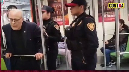 Esposan a NIÑAS por dormirse en el METRO de la CDMX