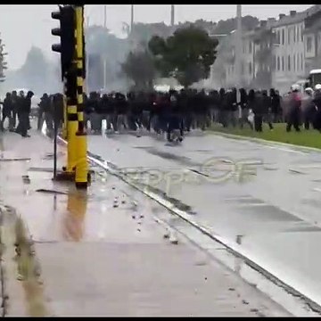 Genk-Fiorentina, scontri tra tifosi prima della partita