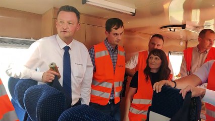 Trójmiasto Przejazd nowymi torami PKP PLK
