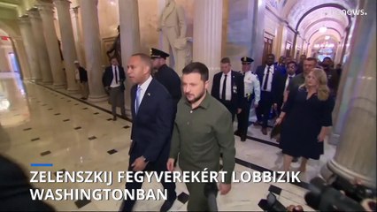 Még több fegyverért lobbizott Zelenszkij Washingtonban
