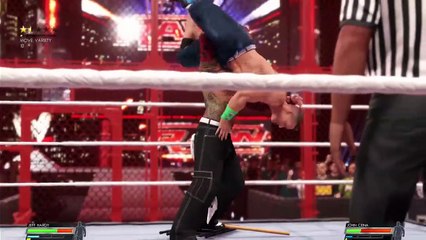WWE JOHN CENA vs JEFF HARDY