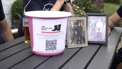 Tonbridge MP joins locals for Normandy beach charity walk