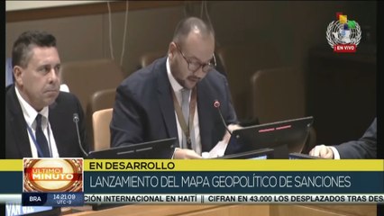 Venezuela presenta el mapa geopolítico de sanciones en la ONU