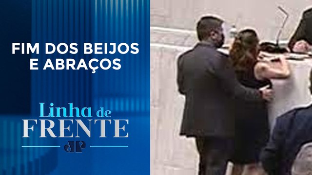 Cartilha da Alesp orienta parlamentares sobre como se cumprimentar | LINHA DE FRENTE