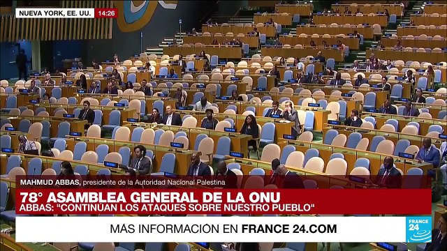Mahmud Abbas: Palestina pide reconocimiento y disculpas