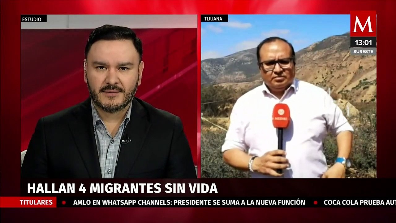 Uno de los cuerpos de migrantes hallados en BC...