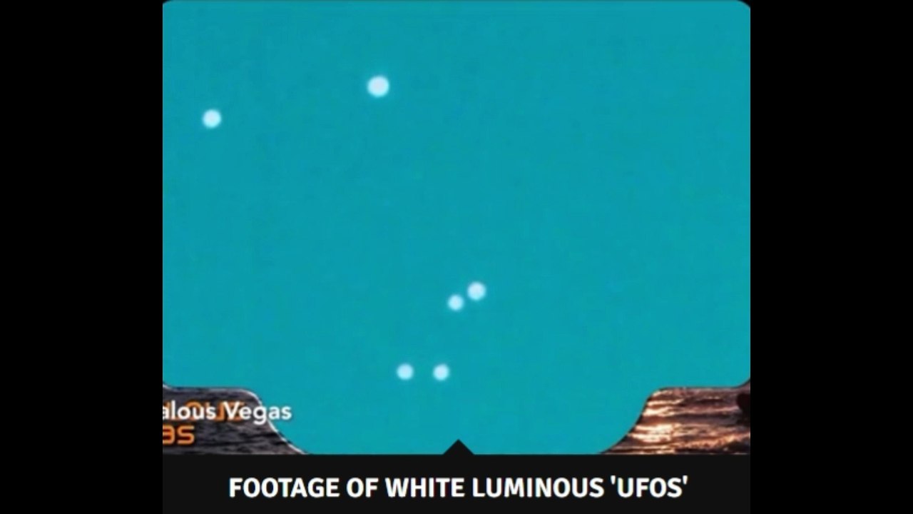 Unidentified Lights Videotaped over Las Vegas