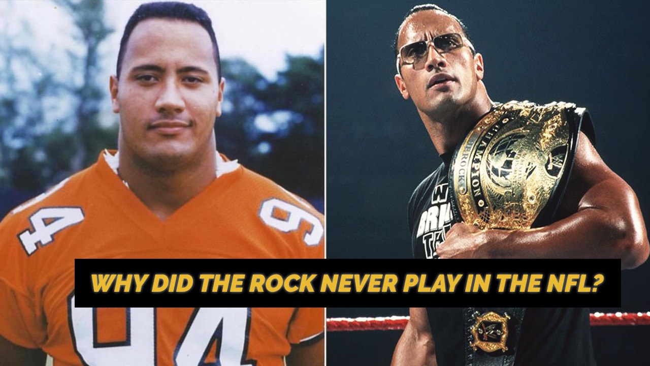 Why did The Rock never play in the NFL? video Dailymotion