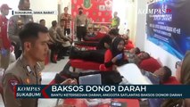 Bantu Ketersedian Darah, Anggota Satlantas Baksos Donor Darah