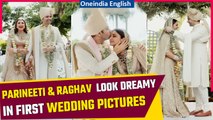 Parineeti Chopra & Raghav Chadha share 1st official wedding pictures, details inside | Oneindia News