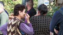 Erste Flüchtlinge verlassen Berg-Karabach in Richtung Mutterland Armenien