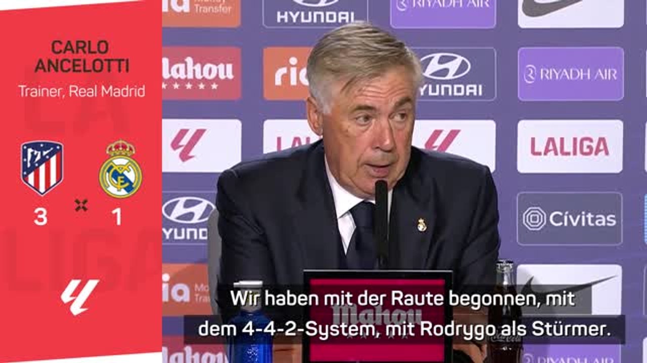 Ancelotti enttäuscht über 'schwache Verteidigung'