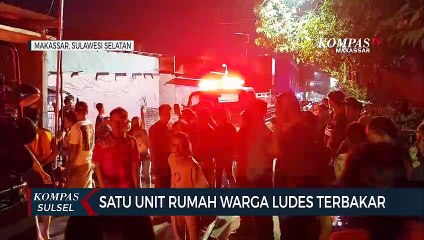 Satu Unit Rumah Warga Ludes Terbakar