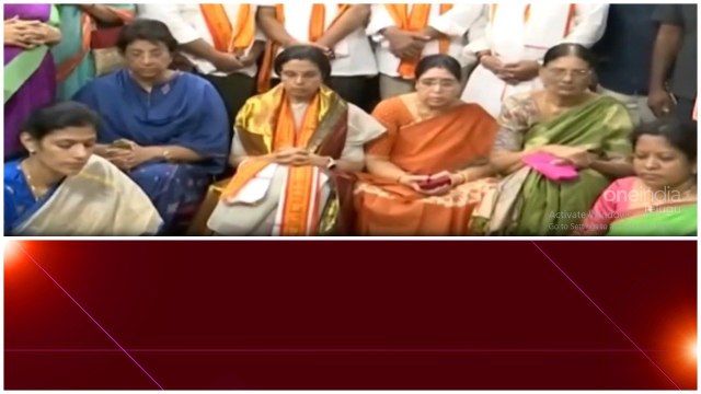 అన్నవరం సత్యనారాయణ స్వామి దర్శనం లో Nara Bhuvaneshwari, Nara Brahmani... | Telugu OneIndia