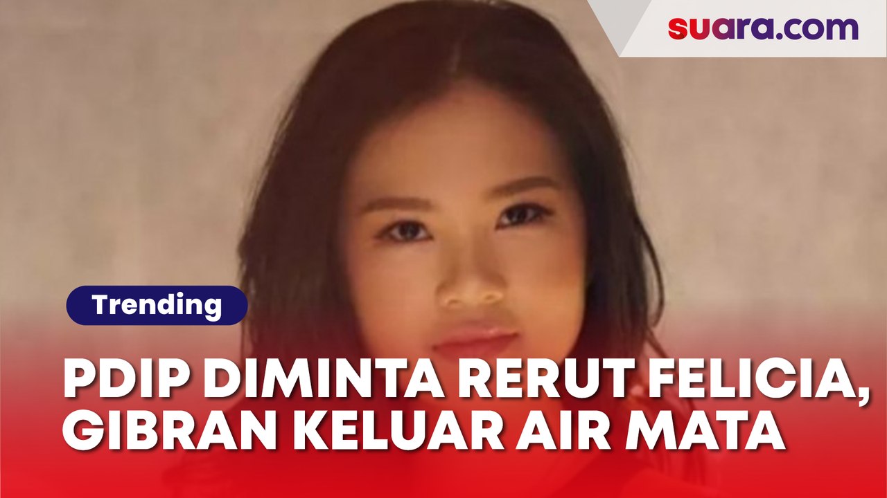 PDIP Diminta Rekrut Felicia Tissue Mantan Kaesang, Gibran sampai Keluarkan Air Mata