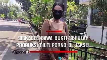 Siskaeee Bawa Bukti Seputar Produksi Film Porno di Jaksel Usai Diperiksa Polisi