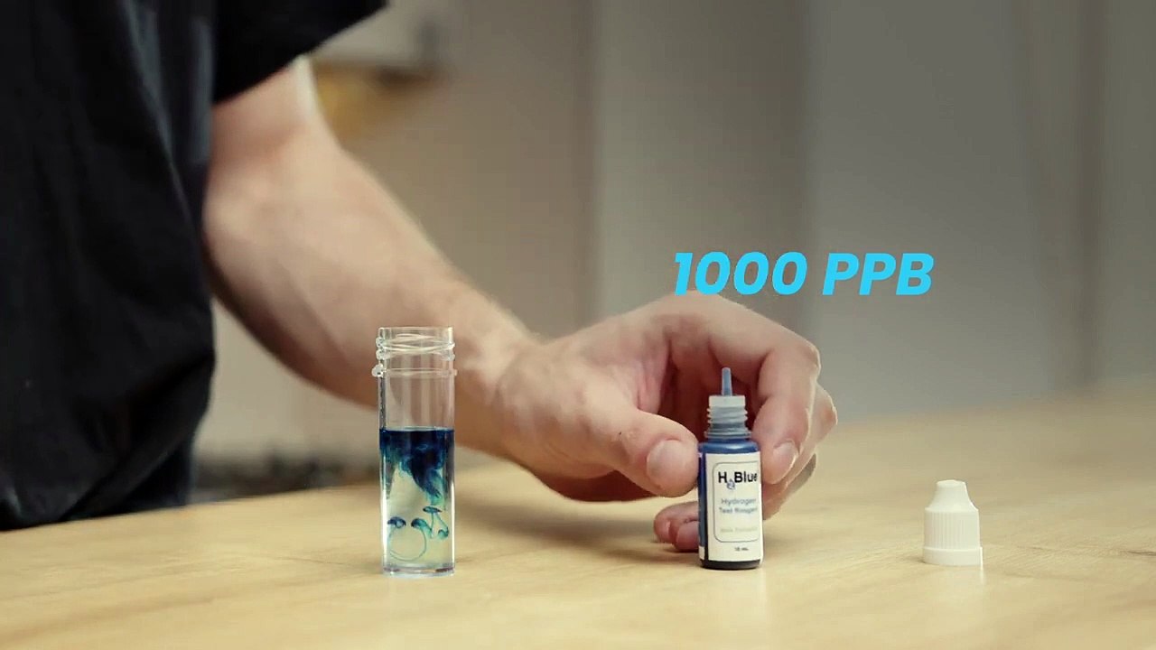 PIURIFY Hydrogenator® Botttle - PPB Hydrogen concentration test