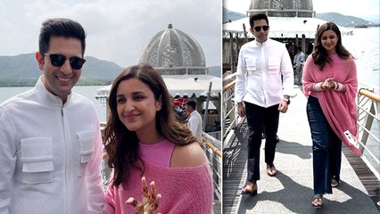 Parineeti Chopra Raghav Chadha के साथ हाथो में चूड़ा, मांग में सिन्दूर लगाए पहली बार आई Media के बीच!