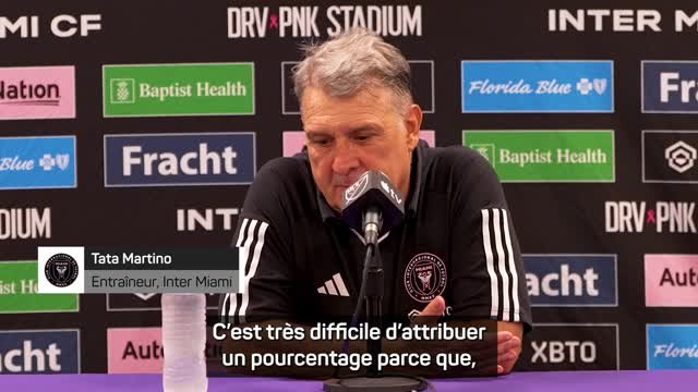 Inter Miami - Martino : Nous devons évaluer les risques concernant Messi