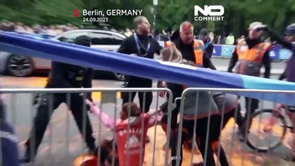 Klimakleber in Berlin machen weiter - nach 31 Festnahmen beim Marathon