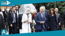 PHOTOS Charles III et Camilla rincés par la pluie  visite maussade pour le couple sur un lieu qui r