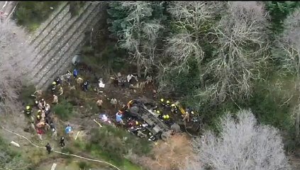 Desbarrancó un camión del Ejército en Neuquén