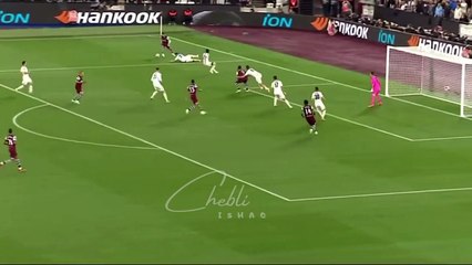 Joli travail de Benrahma sur le but de West Ham