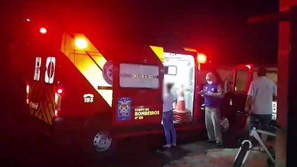 Carro e bicicleta se envolvem em colisão na esquina das ruas Jarama e Watkins Glen, no Interlagos