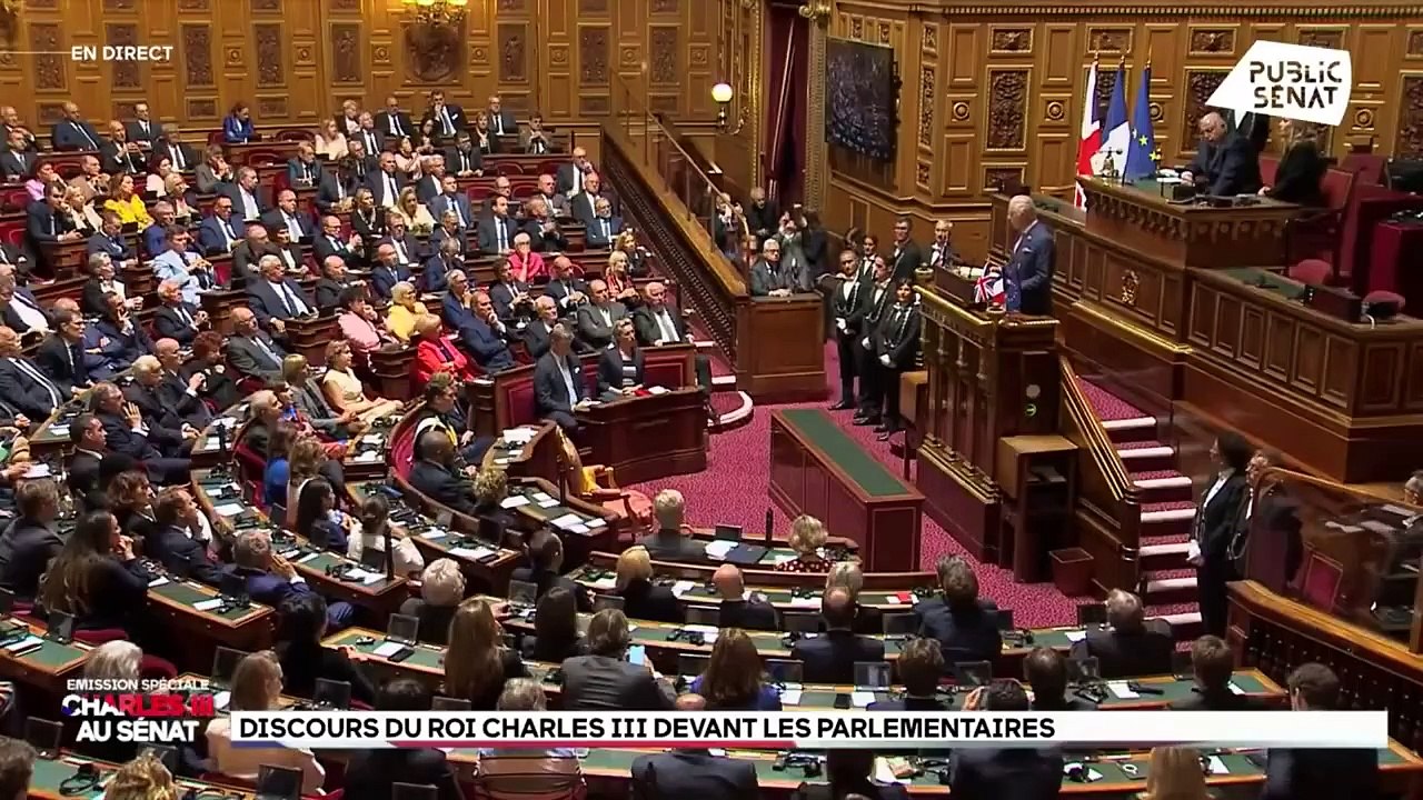 L'intégralité du discours du Roi Charles III au Sénat
