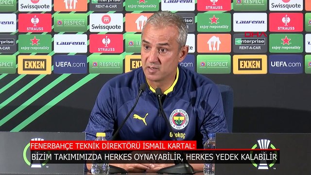 İsmail Kartal'dan oyuncularına mesaj: Herkes oynayabilir, herkes yedek kalabilir