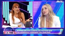 Romina Gachoy brinda detalles del fin de su matrimonio con Jean Paul Santa María.