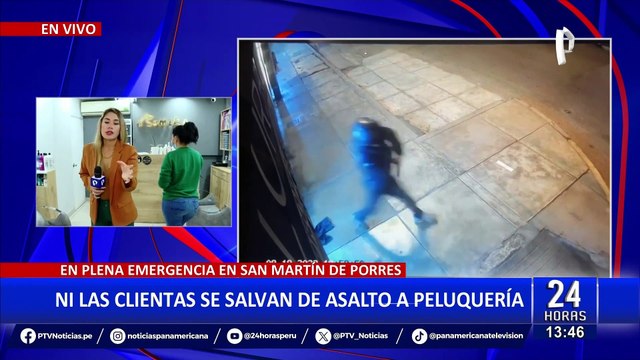 SMP: delincuentes a bordo de motocicleta roban en peluquería pese a estado de emergencia