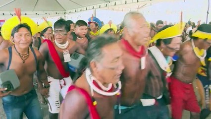 Indígenas comemoram vitória contra o marco temporal