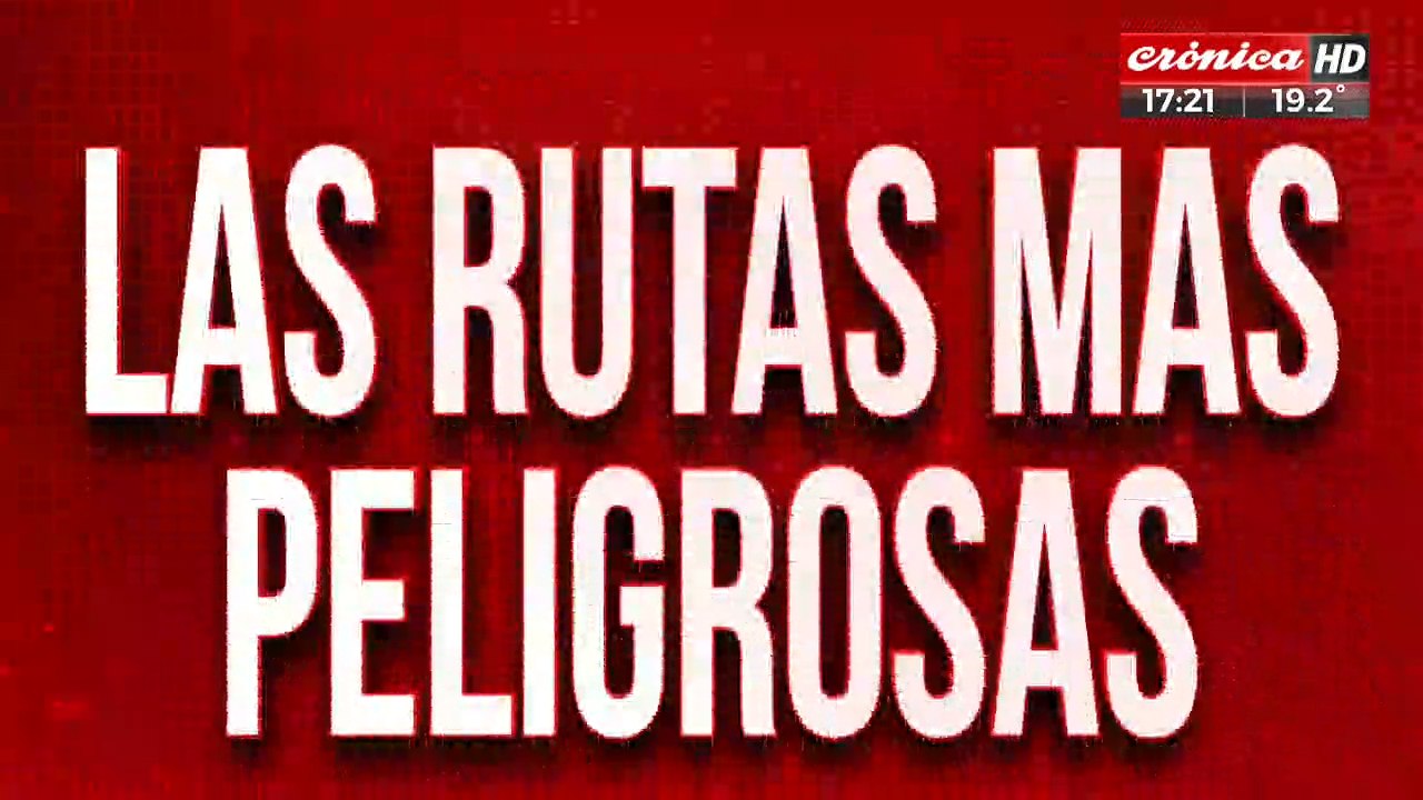 Las rutas más peligrosas: morir chocando con un...