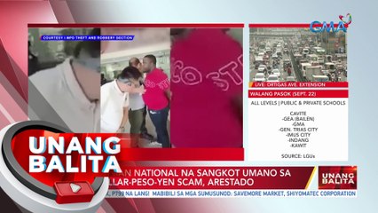 Cameroonian nat'l na sangkot umano sa black dollar-peso-yen scam, arestado | UB