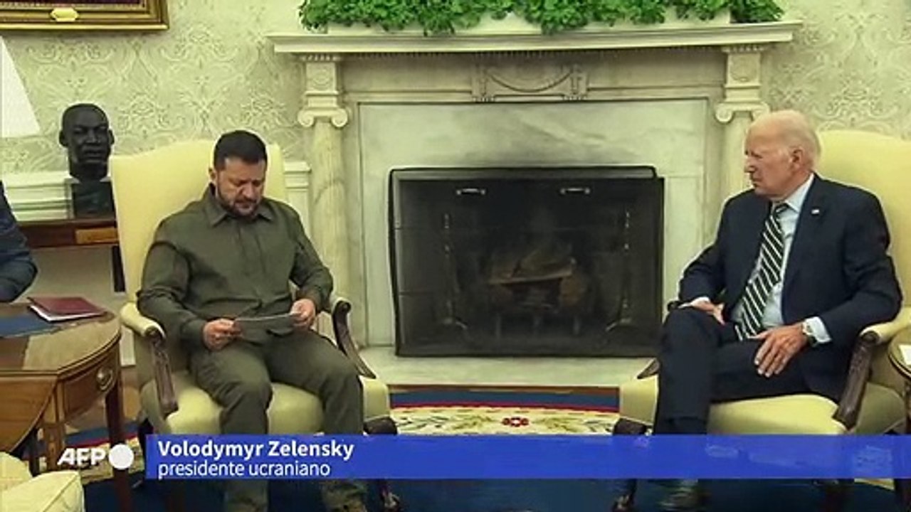 Biden recebe Zelensky