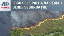 Incêndio de grandes proporções atinge Bonito, no Mato Grosso do Sul