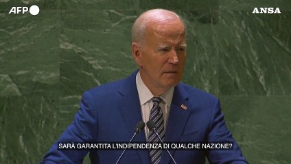 Biden: "Opporsi alla Russia contro gli aggressori di domani"