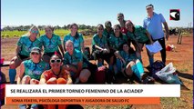 Se realizará el primer torneo femenino de la Aciadep