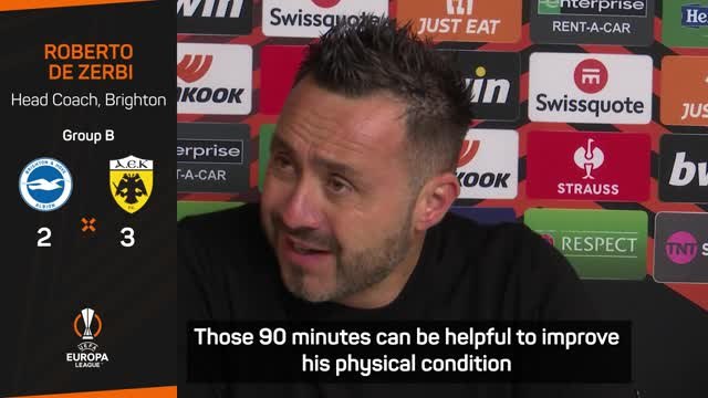 De Zerbi analyses Ansu Fati and Joao Pedro's partnership