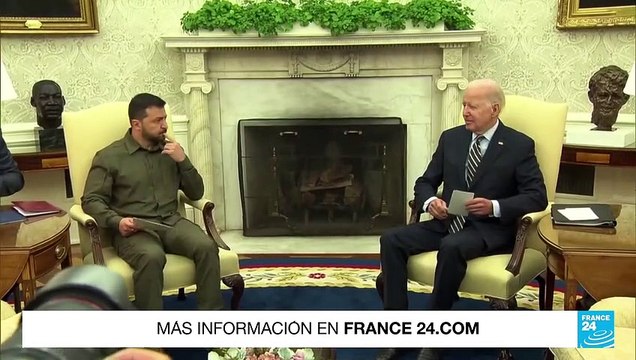 Presidente de Ucrania viajó a Washington para cerrar más acuerdos de ayuda a su país