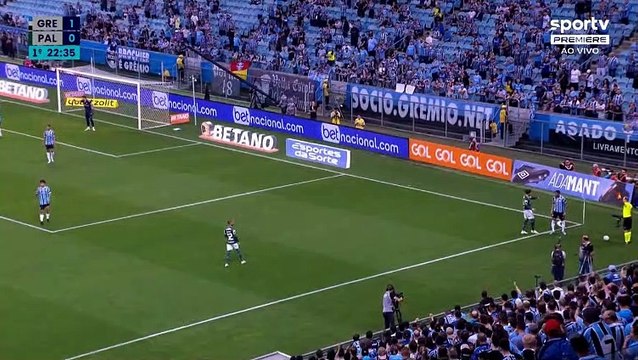 Campeonato Brasileiro 2023 Grêmio x Palmeiras (24ª rod) com Luís Carlos Jr. (SporTV) 1º tempo