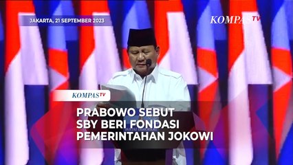 Prabowo Sebut Pemerintahan Era SBY Beri Fondasi Kuat Bagi Presiden Jokowi