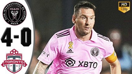 Inter Miami vs Toronto 4-0 All Goals & Highlights 2023