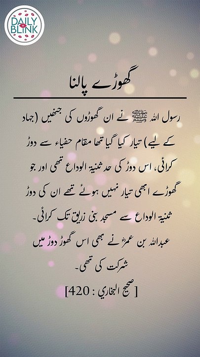 Daily hadees | rozana hadees | Sahih Bukhari 420 | Hadees | Quran aur hadees || Daily Blink #shorts