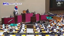 한동훈 체포동의안 설명에…민주당 고성 반발 ‘난무’