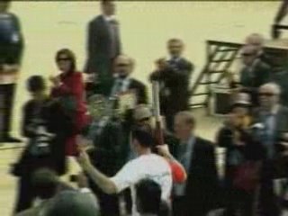 Olympic Torch Illuminated in Greece