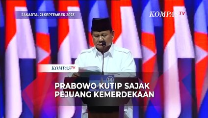 Prabowo Kutip Sajak Pejuang Kemerdekaan Saat Tutup Pidato di Rapimnas Partai Demokrat