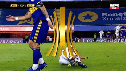 Copa libertadores 2021: Boca 0 - 0 Santos (Primer Tiempo)